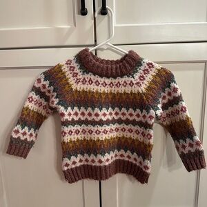 ZARA KIDS jacquard knit sweater